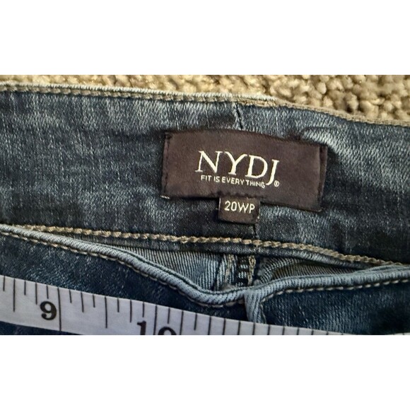 NYDJ Not Your Daughters Jeans Woman’s 20WP Plus Petite Marilyn Straight NWT - Picture 5 of 11